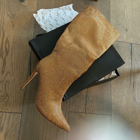 Brown Glitter boots! 👢 - Picture 1 of 7